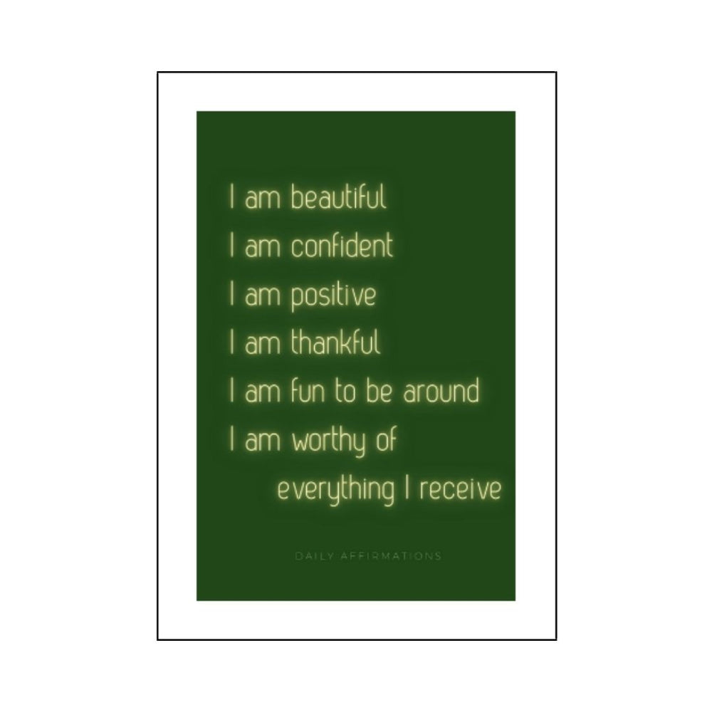 Poster "Daily Affirmations"
